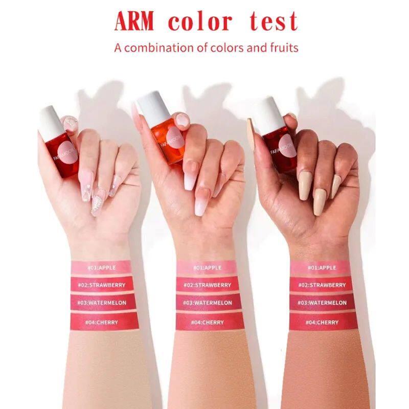 Long Lasting Water Tint Lipgloss Cup-resistant Nourishing Li - 实物图