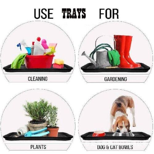 3PCS Boot Tray Heavy Duty Shoe Mat Trays,Storage Tray,Dog