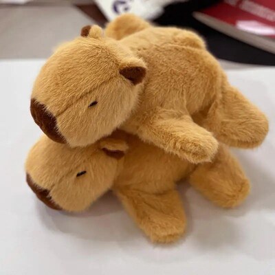 Capybara Plush Papa Circle Simulation Capibara Anime Fluffty