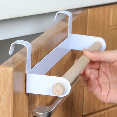 No Punch-free Towel Rack Kitchen Thickened Rag Storage Door