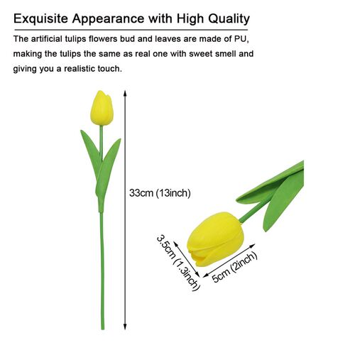 Artificial Tulip Flowers Mini Tulip Flowers Fakes Flowers Re