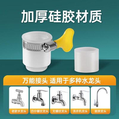 Kitchen faucet splash guard with a universal swivel extensio