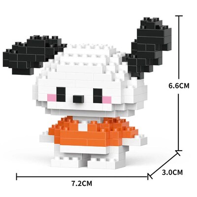Cinnamoroll Cartoon Block Character Assembled Model Building
