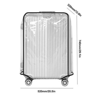18-30inch Transparent Protective Suitcase Cover Clear Suitca