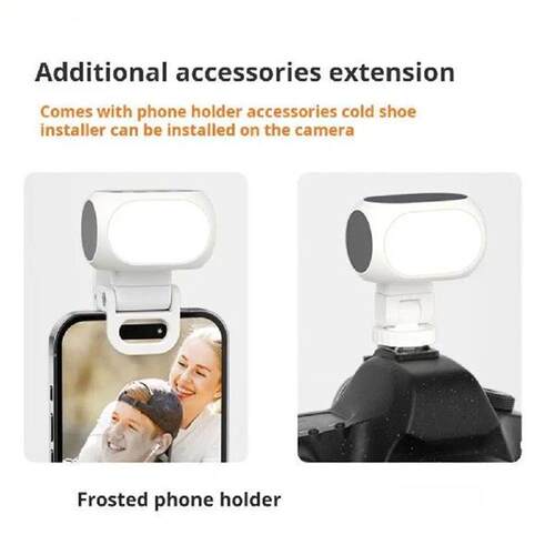 Rechargeable Light Portable Gimbal Stabilizer with Dimmable