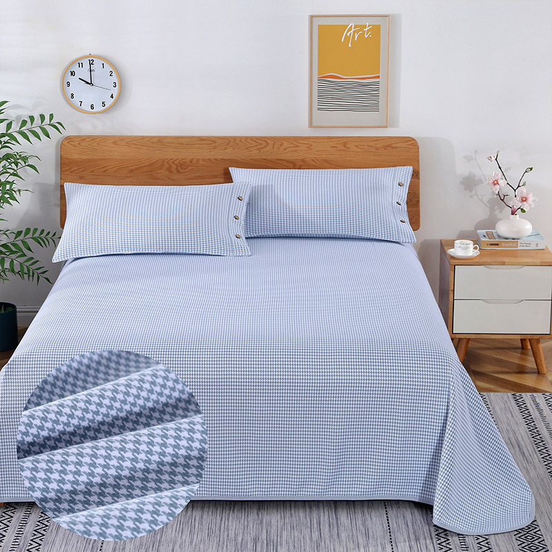 类高端提花老粗布凉席精梳棉加厚棉毯三件无荧光剂,床上用品,床单,淘宝优惠券,粉丝福利购,淘宝优惠卷