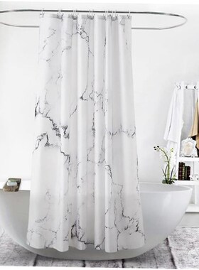2024 B10Creative marble Waterproof polyester shower curtain