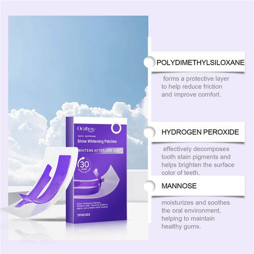 ORALHOE Teeth Cleaning Strips Gentle Daily Care for Teeth Cl