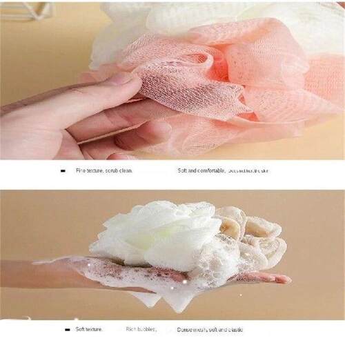 1~8PCS Exfoliating Bubble Net Bath Scrub Back Rub Scrub