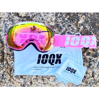Snowmobile Ski Goggles Double Layers UV400 Anti fog Big Ski