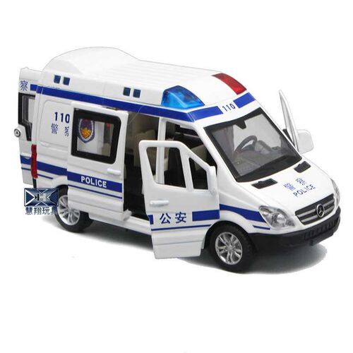 oxed 1:32 Smulaton Specal Polce Car Amulance Alloy Car Model