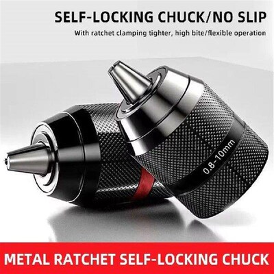 Power Tools High Speed Steel Self Locking Metal Chuck Drill