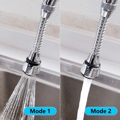 360 Adjustment Kitchen Faucet Extender Dual Mode Water Sav