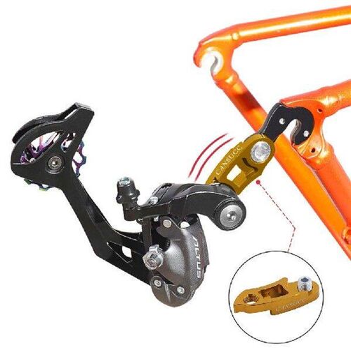 Cansucc Hanger Extension Extender Aluminum Alloy Frame Gear