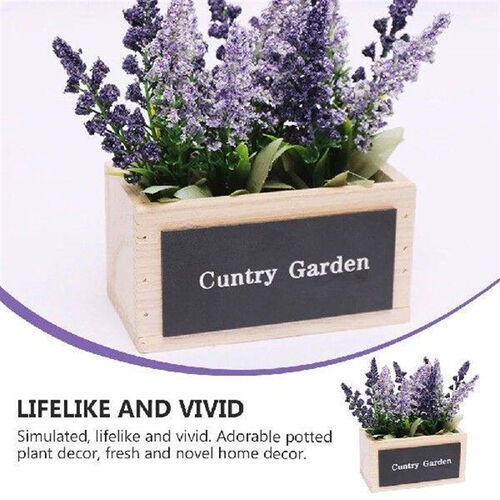 Delicate Desktop Potted Decoration Home Silk Flowers Plant