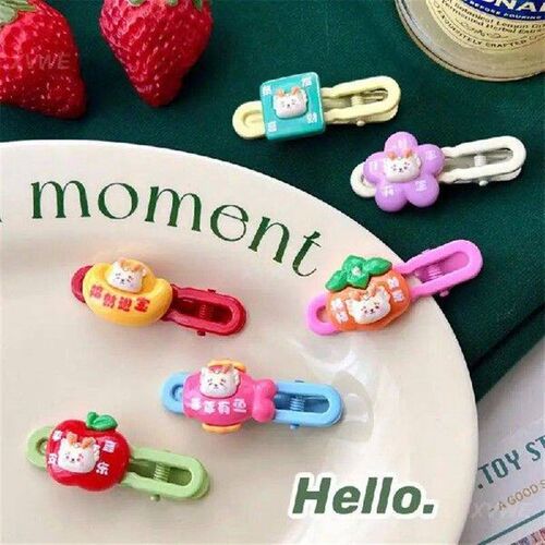1~4PCS Forehead Hairpin Super Cute New Year Atmosphere