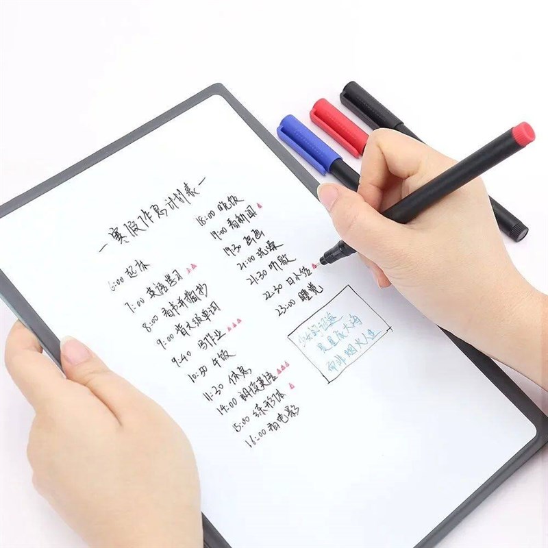 3 Colors 0.5mm Dry Erase Markers Erasable Whiteboard Marker图片