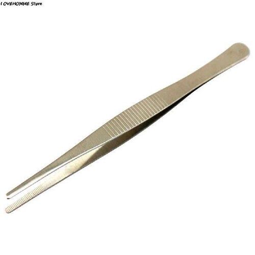 3/6pcs New Stainless Steel Industrial Anti-static Tweezers