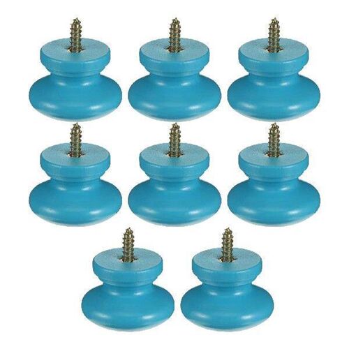 Single Hole Solid Wood Handle For Doors Cabinet Knob Round