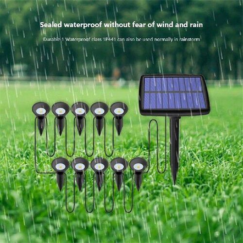 Solar Powered Landscape Spotlights 3000K Waterproof IP44