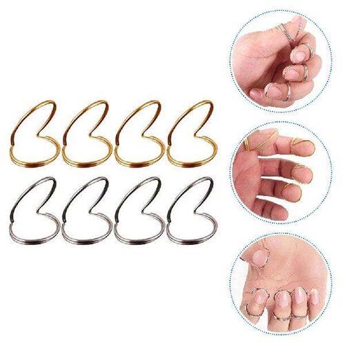 8 Pcs Guitar Finger Stall Pick Guitars Music Instrument