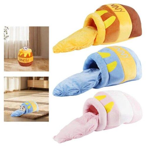 Honey Pot Cat Bed for Indoor Cats Soft Cute Warm Pet Bed