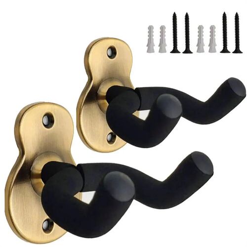Metal Acoustic Guitar Hanger Hook Wall Mount Non-slip Holder