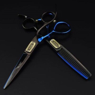 Professional 6 inch Hair Scissors Thinning Barber Cutting