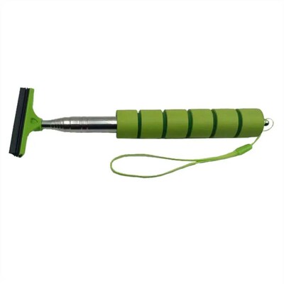 Car Rearview Mirror Wiper Stainless Steel Telescopic Retract