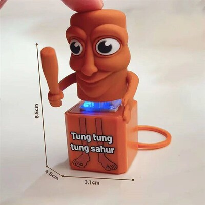 New Tralalero Tralala Tungtungtung Wooden Stick Man Button K