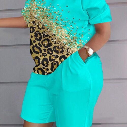 2023 Womens Two Piece Sets Outfit Summer New Fashion Home Sh