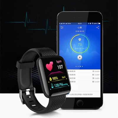 Smart Heart Rate Monitor Touch Watch Intelligent Bluetooth