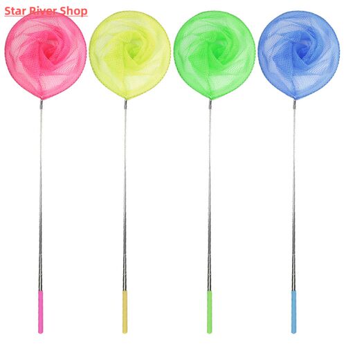 Children Fishing Net Rainbow Beach Retractable Kids Outdoor