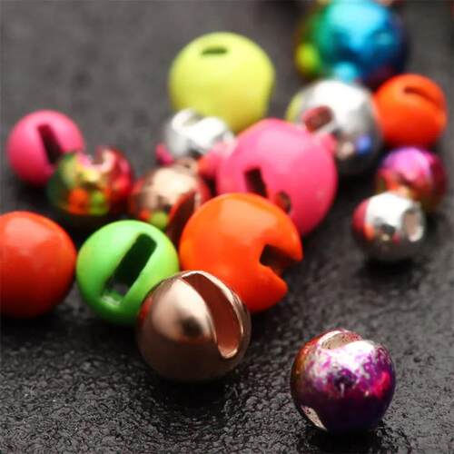 25Pcs/lot Nice-Designed Slotted Tungsten Beads Multi-Color F