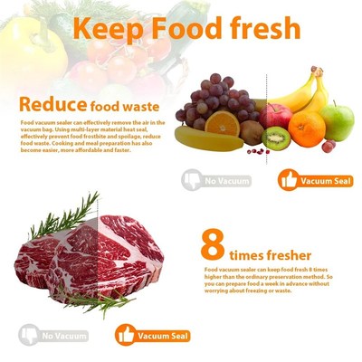 saengQ Vacuum Sealer Packaging Machine Food Vacuum Sealer Wi