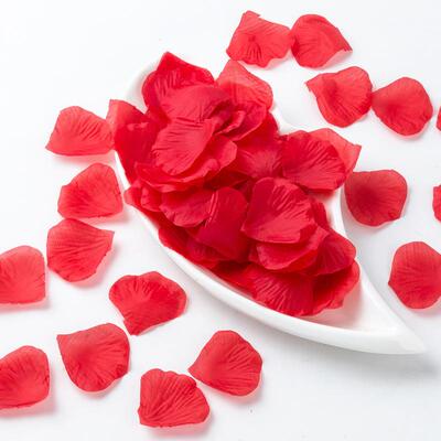 1000/3000pcs Colorful Artificial Rose Petals Wedding Petalas