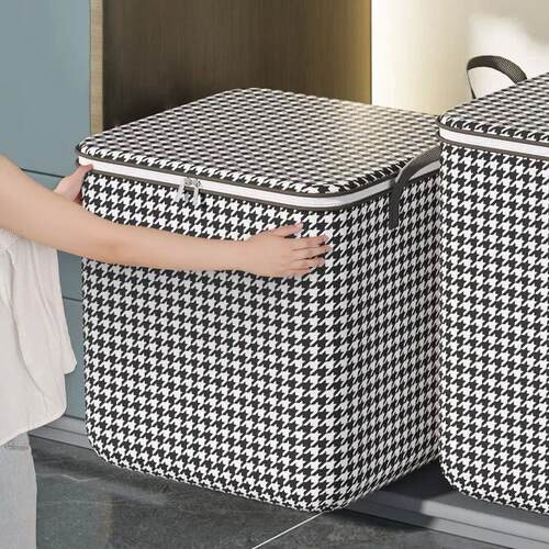 4Pcs Storage Box For Quilt Dustproof Organizers Non-Woven Wa
