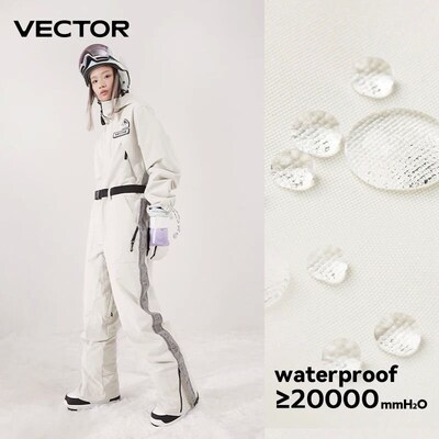 VECTOR Extra Thick Women Ski Pants Straight Full Overalls Wi