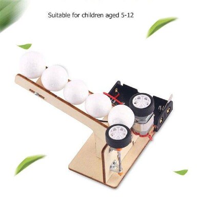 DIY Electric Ball Pitching Materials Wooden School Projects