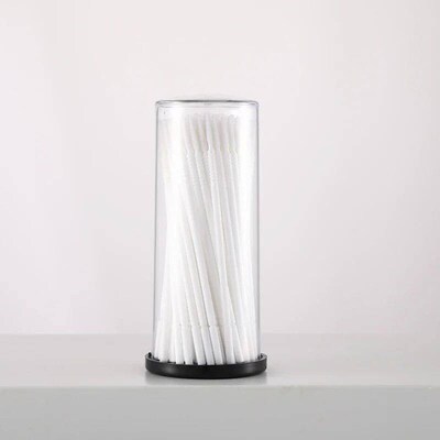 100pcs Long Head White Color Disposable Microbrush Applicato