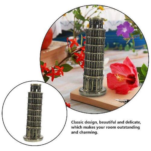 Leaning Tower of Pisa Model Desktop Ornament Italy Building