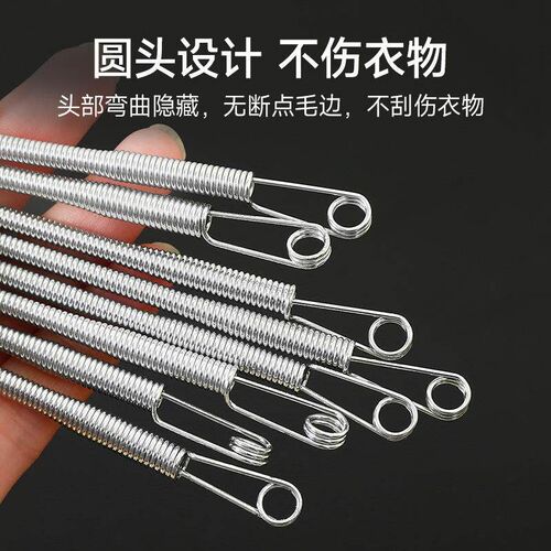 Flexible threading tool, multifunctional spring needle for t