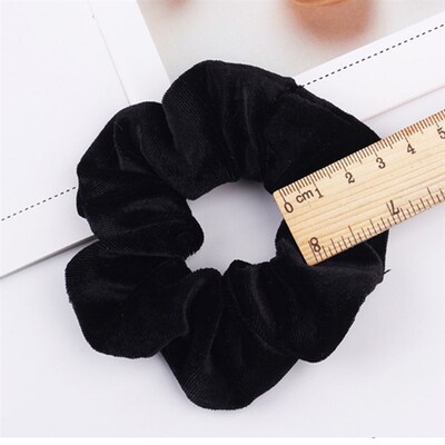 1pc Velvet Scrunchies Hair Ties Accessories Scrunchie Orname