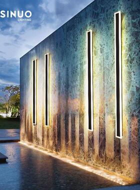 Waterproof+outdoor+Lighting+Tall+LED+wall+lamp+IP65+Aluminum