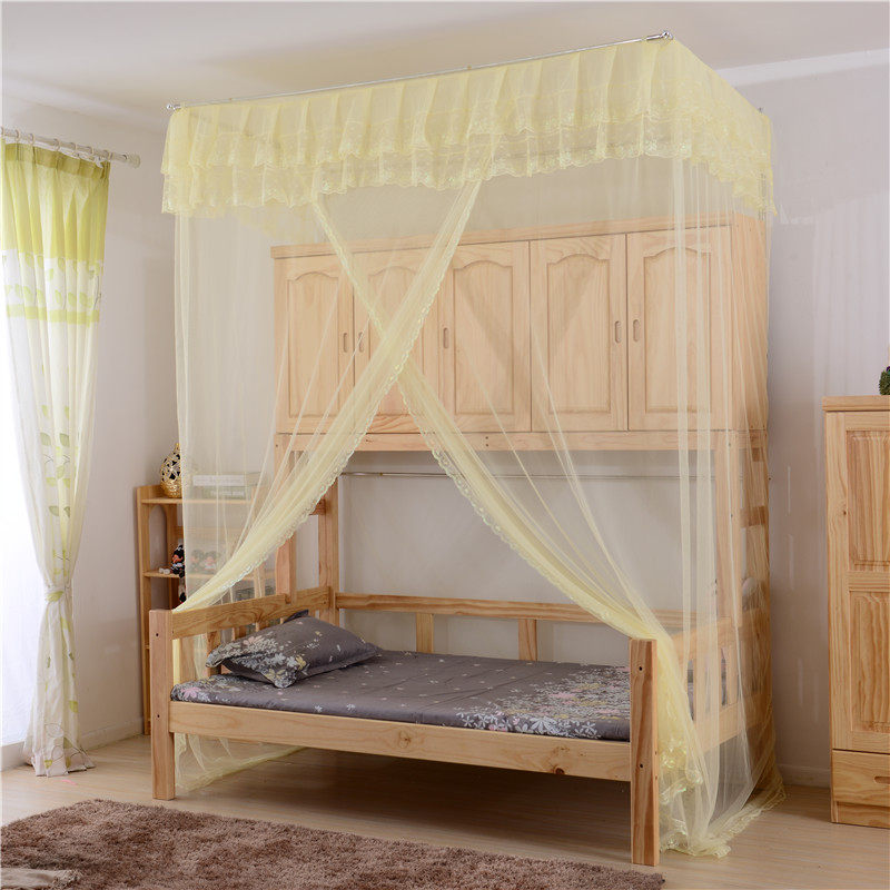 衣柜子母床蚊帐 层床上下铺支架蚊帐 压脚伸缩连体一体式不打墙,床上用品,蚊帐,淘宝优惠券,粉丝福利购,淘宝优惠卷