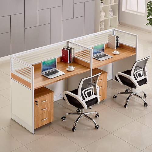 重庆办公家具办公桌人工位屏风电脑桌员工卡座隔断办公桌椅