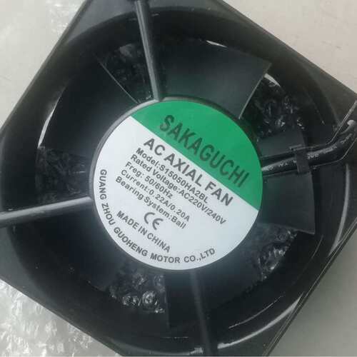 SAKAGUCHI S15050HA2BL AC 220V/240V 0.22/0.20A 15厘米散热风机