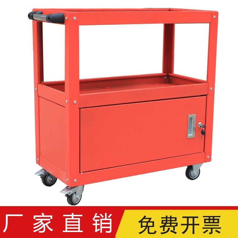 三层工具车车间工具收纳封闭便携式手推车零件车周转搬运组装新品