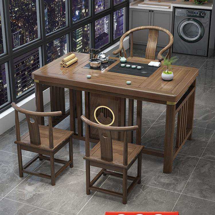 阳台小户型茶桌椅组合新中式实木办公茶几一桌五椅家用功夫泡茶台,鲜花速递/花卉仿真/绿植园艺,割草机/草坪机,淘宝优惠券,粉丝福利购,淘宝优惠卷