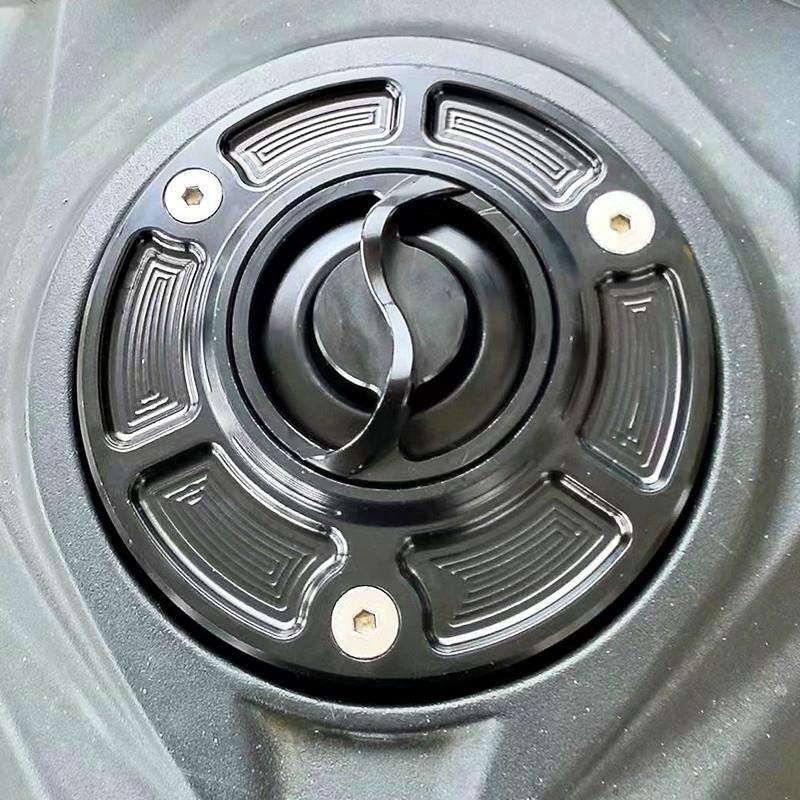 适用春风狒狒XO赛车手冒险家竞技无钥匙快拆铝合金油箱盖改装配件